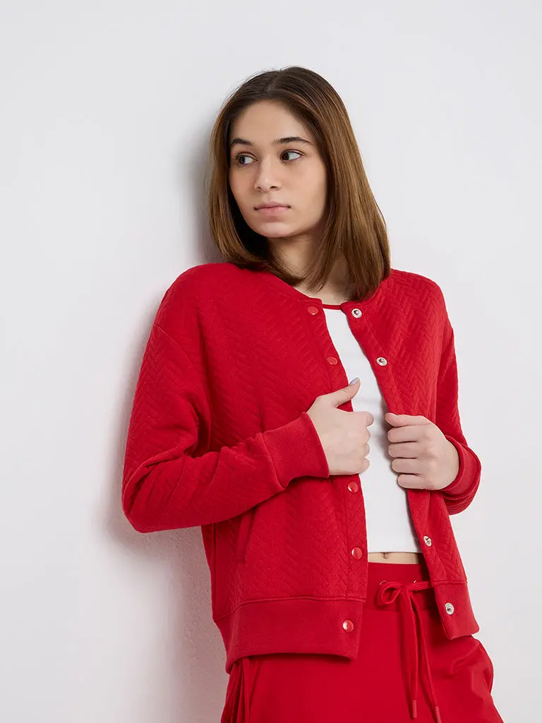 red jacket women